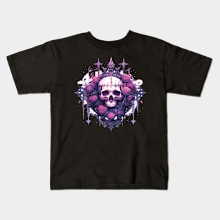 Skull Skulls Skull Skeleton Skull Skull Kids T-Shirt